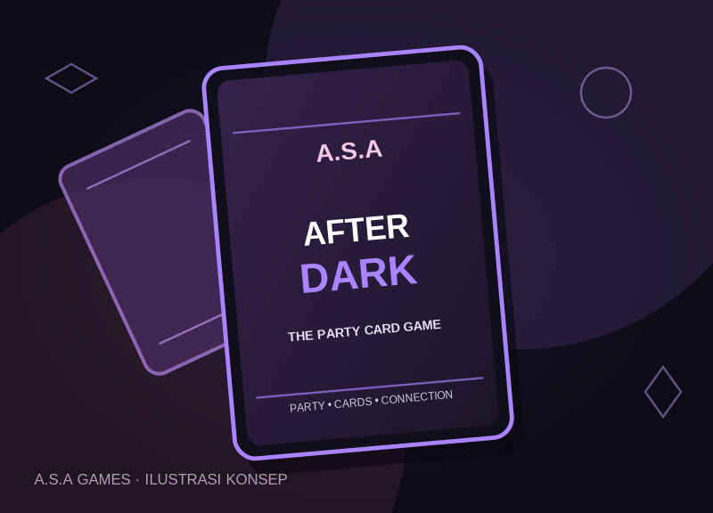 Kemasan produk kartu After Dark A.S.A Games